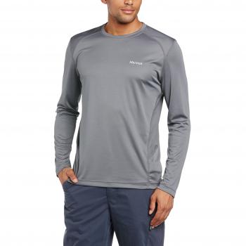 Marmot Windridge Long Sleeve Camiseta, Hombre, Cinder, L