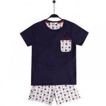 ADMAS Pijama Manga Corta Cute Teddy para Niño