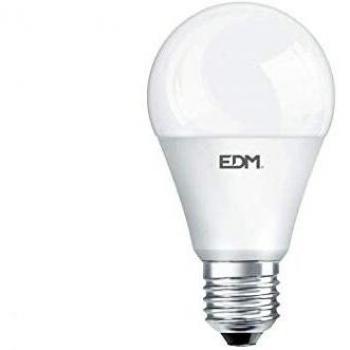 Bombilla LED E27 17W 1800lm 3200K luz cálida ø6,5x12,5cm EDM 98353
