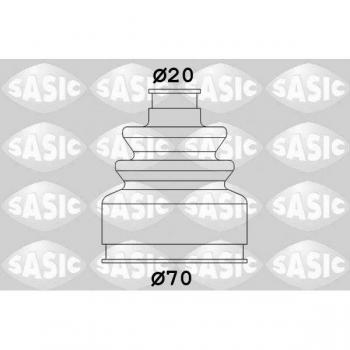 Fuelle de transmisión SASIC 2873743, juego de fuelles para árbol de transmisión, material resistente, fácil instalación, compatible con múltiples modelos de vehículos