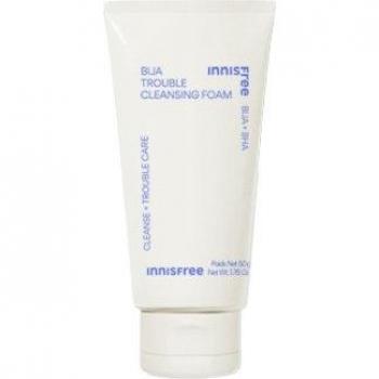 Innisfree Bija Trouble Cleansing Foam 150g - Acne-Fighting Purifying Mousse