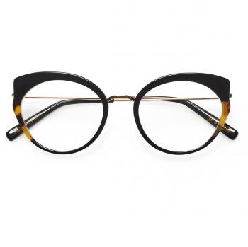 Kaleos Solis C1 Armazones para Mujer Negros con lentes recetados de 49 mm