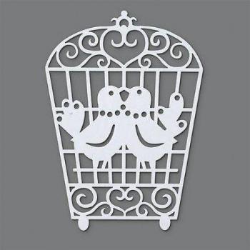 Efco - Plantilla/1, diseño de jaula diseño 14 x 19 cm, de plástico, transparente