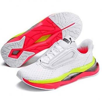 PUMA LQDCell Shatter XT Wn's, Zapatillas Deportivas para Interior Mujer, Blanco White Pink Alert, 40 EU