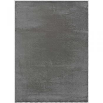 Alfombra Lisa Lavable Xiana Gris 80x150 cm