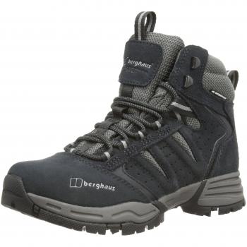 Berghaus EXPEDITOR AQ TREK TECH BOOT AF DKBLU/GRY - botas de senderismo de cuero mujer, color gris, talla 37