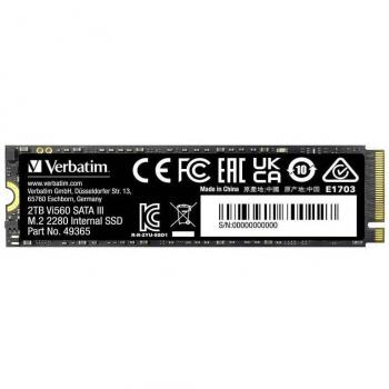 Verbatim Vi560 S3 2TB M.2 SATA III SSD with 3D NAND Technology