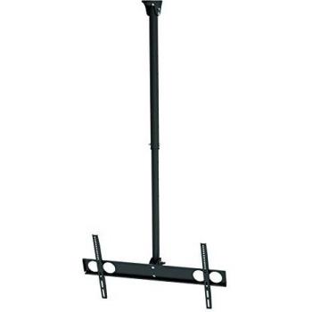 Soporte de Techo Sunne PL-C62 para Pantallas Planas de 32 a 70, Capacidad de Carga 50kg, Color Plateado