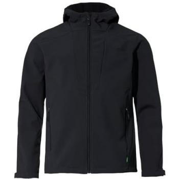 VAUDE Cyclone Hooded Softshell Jacket for Men - Black