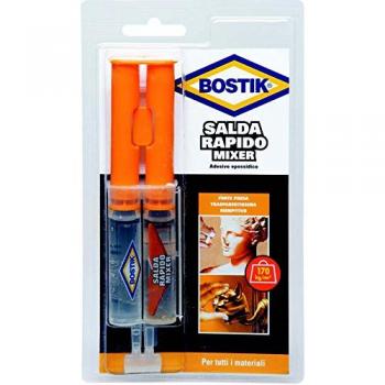 Bostik - 10929 - Salda Rapido Mixer - Mezcla adhesiva, transparente, 24 ml