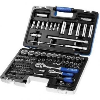 Britool E034805B Socket Set with 1/4 and 1/2-inch Mixed Drive
