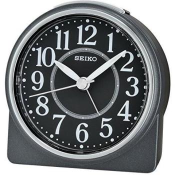 Seiko Despertador analógico Unisex Negro qhe137 K