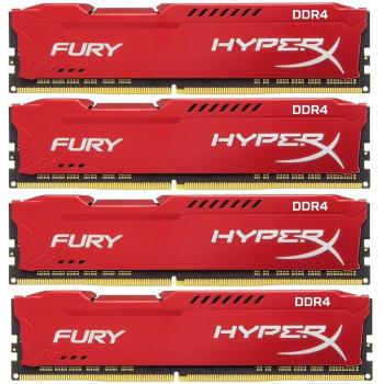 HyperX Memoria RAM HX421C14FR2K4/32, rojo