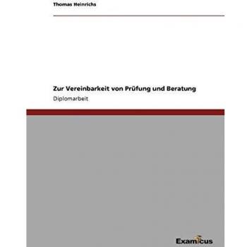 Diplomarbeit sobre la Compatibilidad entre Exámenes y Asesoramiento de Thomas Heinrichs