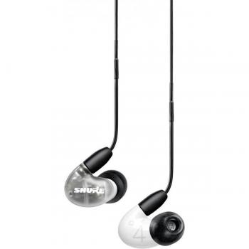 Shure AONIC 4 White Wired In-Ear Headphones with Microphone
