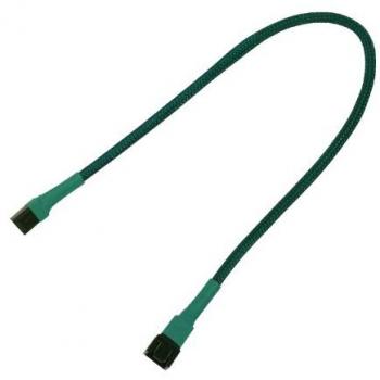 Cable de Extensión para Ventilador 3-Pin Nanoxia, 30 cm, Verde
