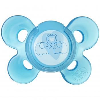 Chicco Physio Chupete Comfort goma esterilizados Box X1 Azul 4M