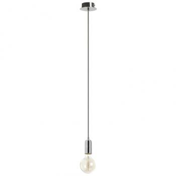 Lámpara colgante EXO LIGHTING A TU ESTILO 717D-G05X1A-32 Cromo, tipo de producto: suspensión, casquillo E27, potencia máxima 60W, acabado en cromo