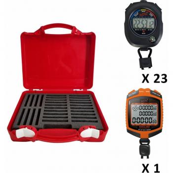 Set de 23 cronómetros escolares + 1 cronómetro C300 Digi Sport Instruments