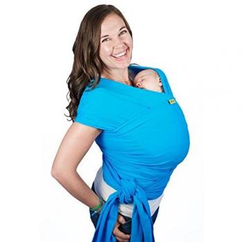 Boba Wrap Turquoise - Fular portabebés, elástico, 0-2 años