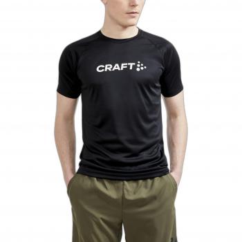 Camiseta Craft Core Essence Logo Tee Manga Corta Negro Hombre