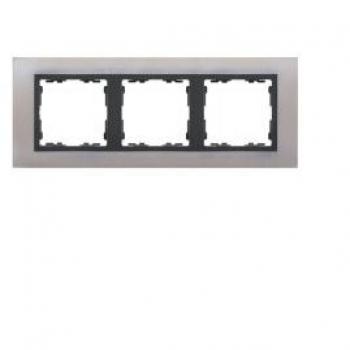 Tecla doble para mecanismo con luminoso azul Simon 82 aluminio SIMON 8202025-033