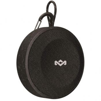 House of Marley No Bounds Altavoz inalámbrico Bluetooth, Tiempo de reproducción de hasta 10 Horas, Resistente al Polvo a Prueba de Agua, Negro