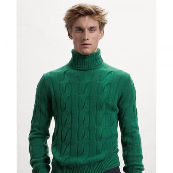 Jersey de hombre de punto de cuello alto con diseño de ochos - Ecoalf
