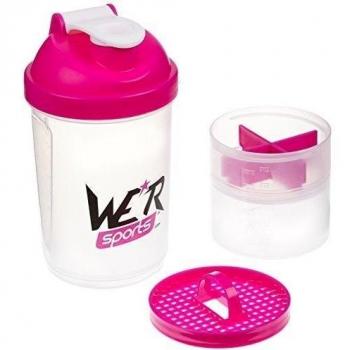 We R Sports XPS4000 - Shaker de batido de proteínas de 500ml, color rosa