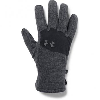 Under Armour Survivor Fleece 2.0 Guantes, Hombre, Negro/Gris, M