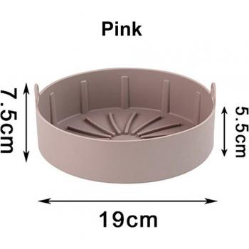 Olla de Silicona Multifuncional para Freidora de Aire - Accesorio para Horno, Bandeja para Hornear Pan, Pollo Frito y Pizza