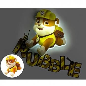3DLIGHTFX - Mini Lámpara Paw Patrol Rubble
