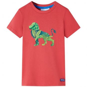 Camiseta infantil color rojo 92 vidaXL
