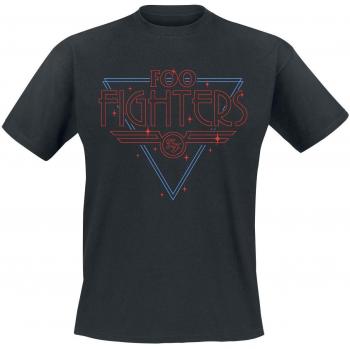 Foo Fighters Disco Outline Black T-Shirt - Size S - 100% Cotton Jersey
