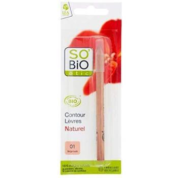 So'Bio Étic Crayon Contour des Lèvres 01 Beige Nude - Lot de 2