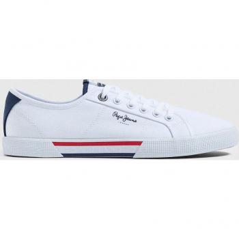 Pepe Jeans Brady Men Basic Zapatillas de Lona Blanco Talla 43