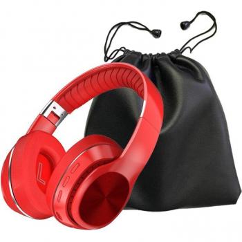 Auriculares Inalámbricos HIFI Bluetooth 5.0 Plegables con Micrófono y FM para Música, Compatibles con Samsung, iPhone, Xiami, PC y TV
