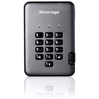 iStorage diskAshur PRO2 SSD 128GB | Disco Duro de Estado Sólido | FIPS Nivel 2 | Resistente al Polvo/Agua | Cifrado Hardware. IS-DAP2-256-SSD-128-C-G