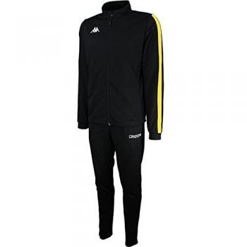 Kappa SALCITO TKS Chándal, Hombre, Negro/Amarillo, 2XL