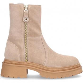 Botas de mujer Alpe 2722 de piel baby silk con suela antideslizante y cierre de cremallera