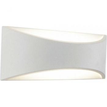 Lámpara de jardín Aryana 1 luz, color arena blanca, IP54, 6W, 3000K, iluminación ascendente y descendente, 375lm