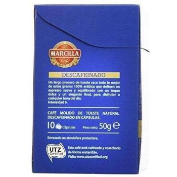 CAFE DESCAFEINADO CAPSULAS 20UD MARCILLA