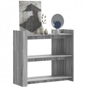 Consola Sonoma 100x35x90 cm madera multicapa gris