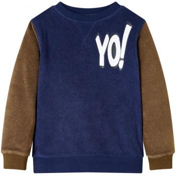 Sudadera infantil azul marino oscuro 128