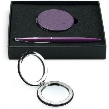 Egoist JK02213 - Set con bolígrafo y espejo de mano
