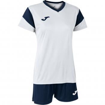 Joma Phoenix Women's Sports Set in White and Navy