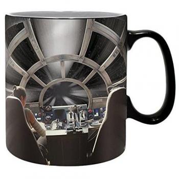 ABYstyle - STAR WARS - Taza Foil - 460 ml - Millenium Falcon