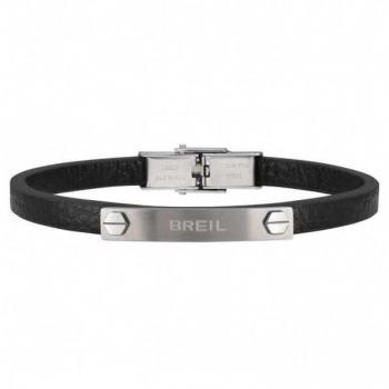 Pulsera de acero inoxidable para hombre Breil TJ3096, con diseño moderno, cierre de seguridad, acabado pulido y cepillado, resistente al agua hasta 30 metros, ideal para uso diario y ocasiones especiales