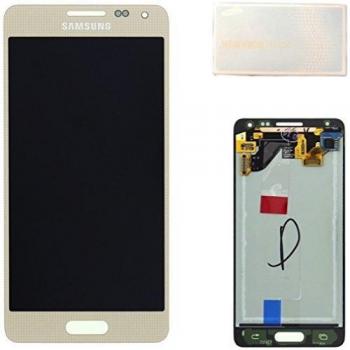 Pantalla LCD Táctil de Repuesto para Samsung Galaxy Alpha G850F - Montaje Completo con Cristal y Pantalla Dorada