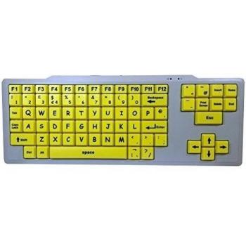 Visually, Teclado QWERTY UK Sin Ñ, Especial vista dañada